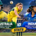 Australia Women's National Cricket Team Vs India Women's National Cricket Team Stats