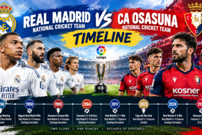 Real Madrid vs CA Osasuna Timeline